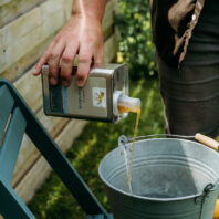 Linseed oil soap
