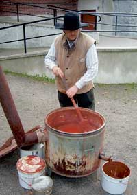 Swedish wood paint slamfarg