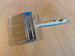 Block brush for larger surfaces