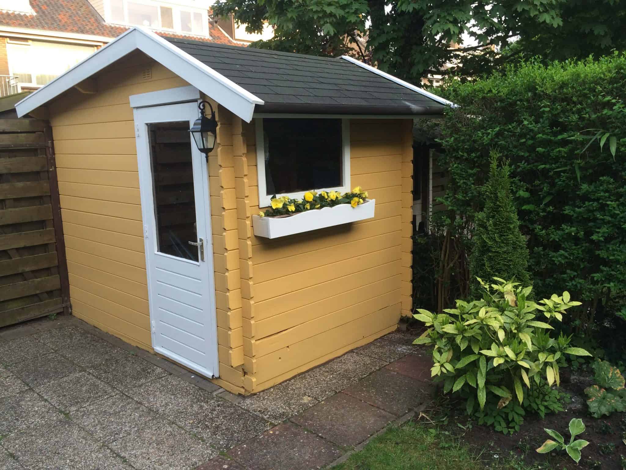 swedish yellow house