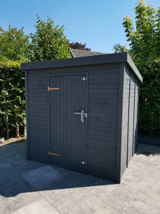 paint outdoor shed dark grey
