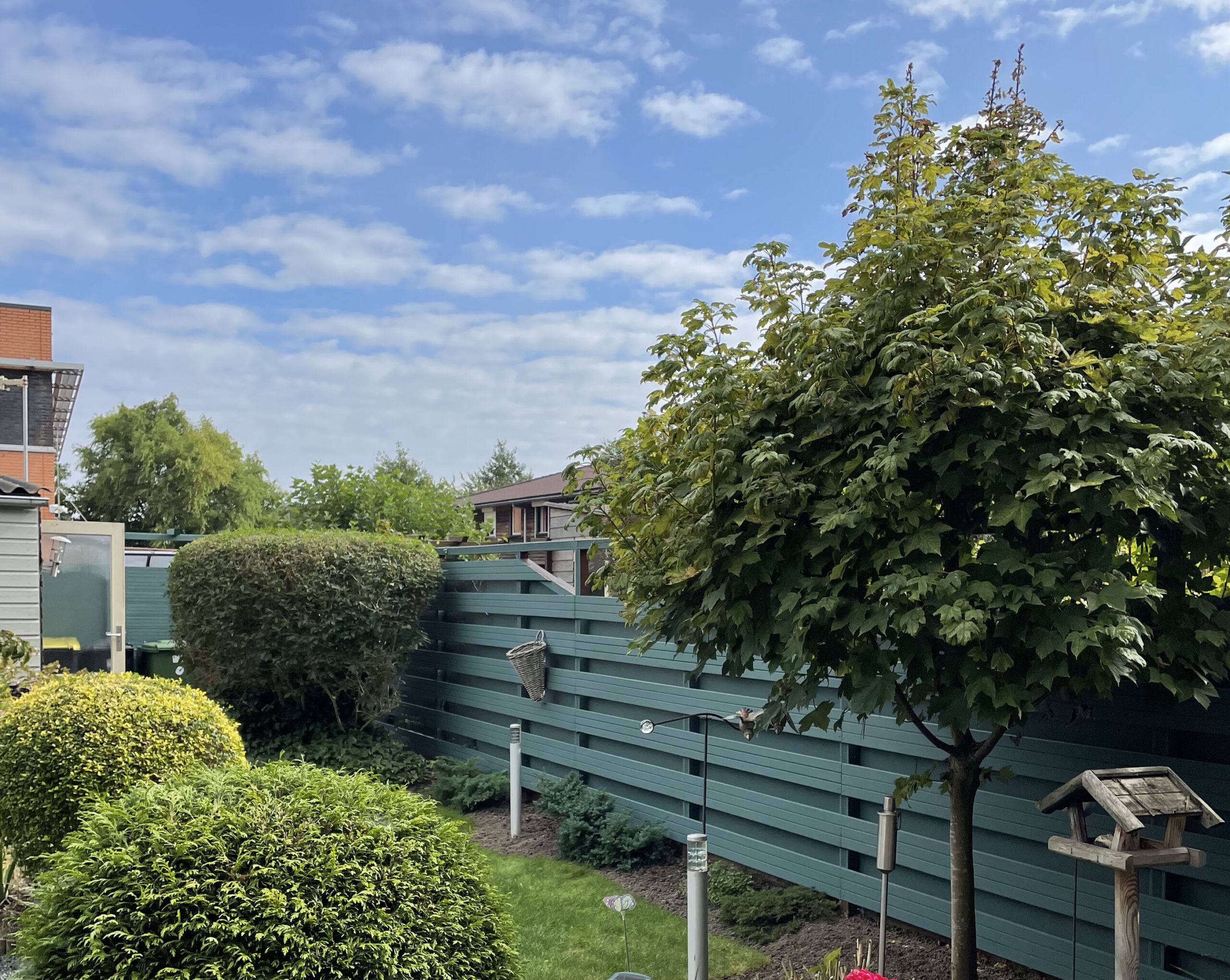 swedish blue fence