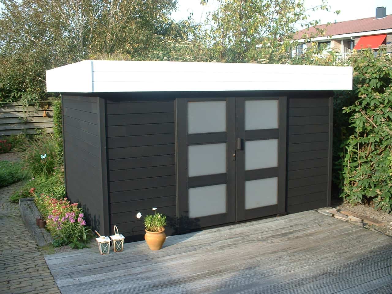Black paint house