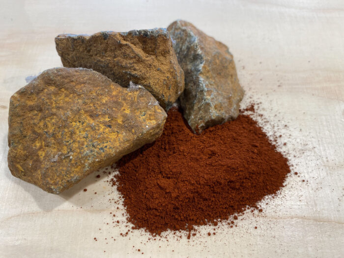 pigments for swedish red wood paint