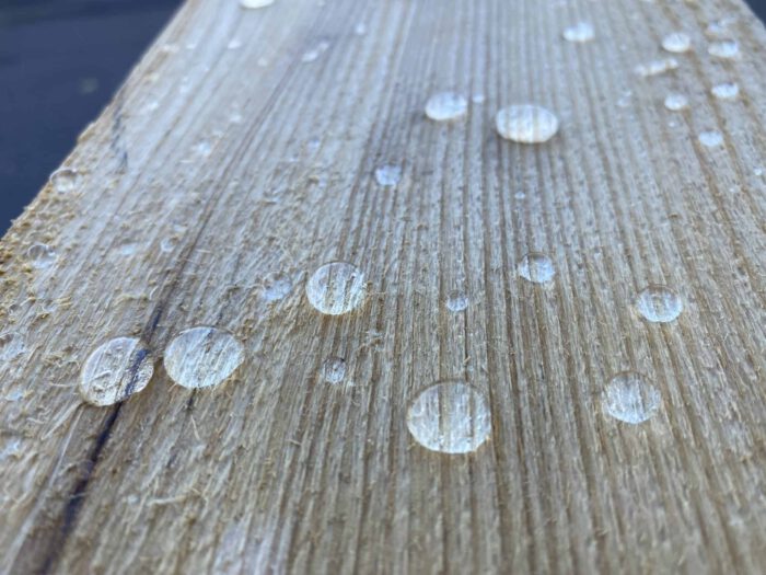 nano coating on scaffolding wood