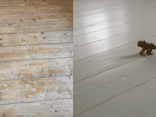 painting a floor