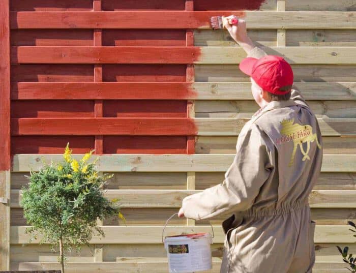 Painting treated wood