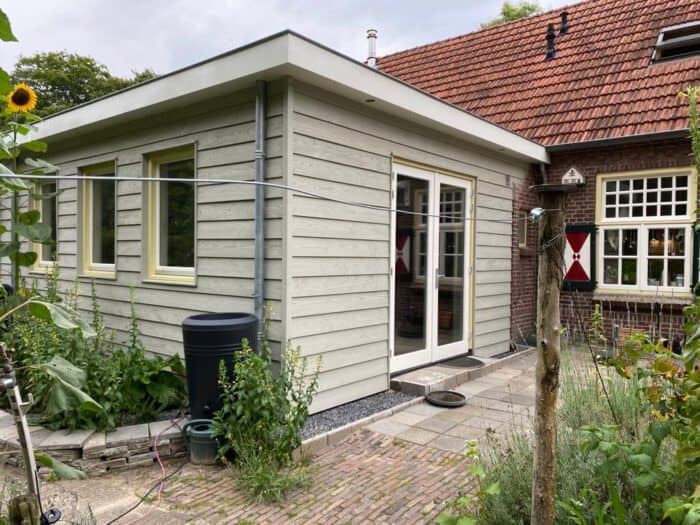 painting pine wood annex grey