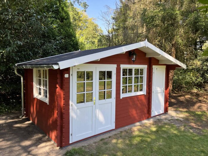 Garden shed Falu Röd paint