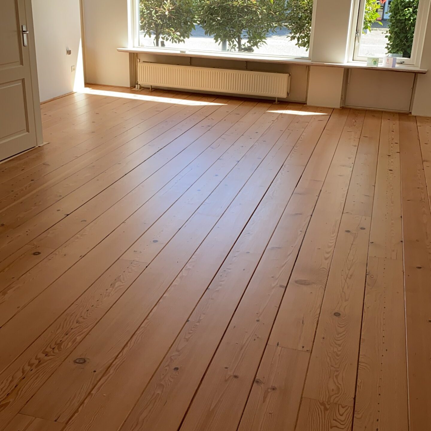 wooden floor varnishing