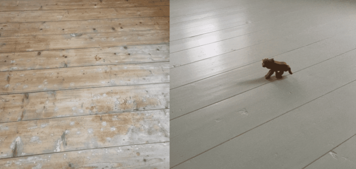 wooden floor varnishing