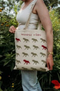 Moose Farg tote bag
